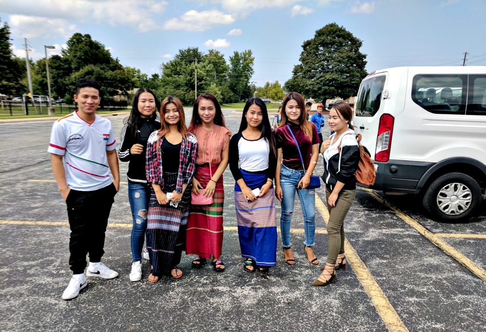 Young Karenni Catholics from Phoenix attend the fourth annual retreat organized by the Karenni-American Catholic Association in in Rogers, Arkansas, Sept. 2-3. (Peter Tran)