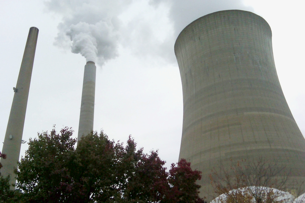 Smoke rises from two smokestacks at the American Electric Power Co.'s Mountaineer plant in New Haven, West Virginia, in a 2009 file photo. (CNS/Reuters/Ayesha Rascoe) Smoke rises from two smokestacks at the American Electric Power Co.'s Mountaineer plant in New Haven, West Virginia, in a 2009 file photo. (CNS/Reuters/Ayesha Rascoe)