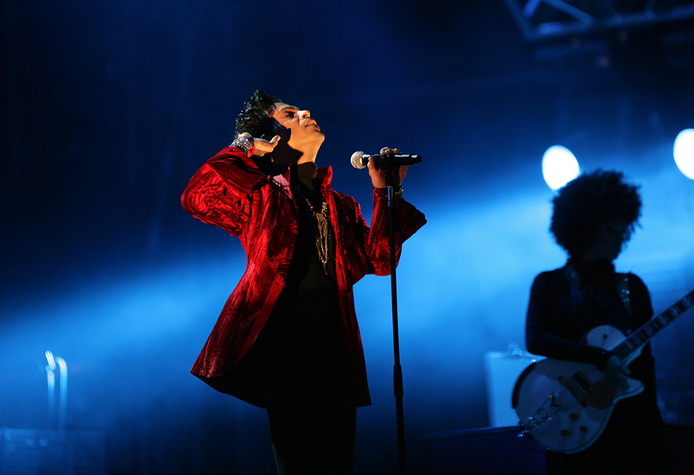 Prince performs in concert in Budapest, Hungary, Aug. 9, 2011. (Dreamstime/Mark Milstein)