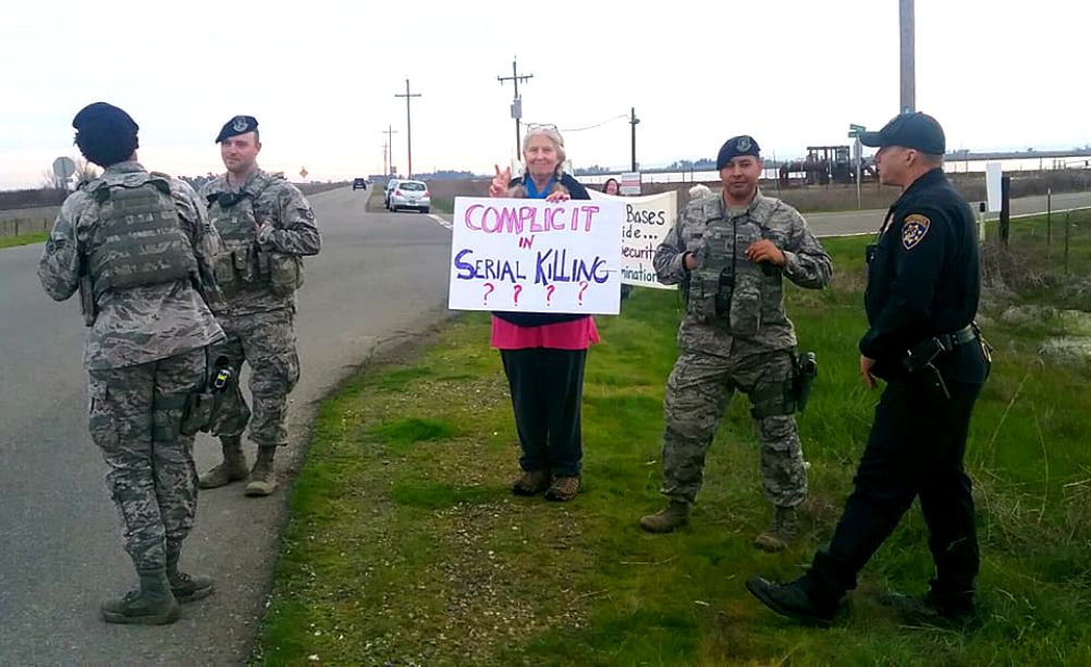 Beale Air Force Base protest