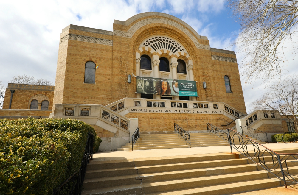 The Missouri History Museum Library and Research Center was originally the United Hebrew Congregation. (RNS/Bill Motchan)