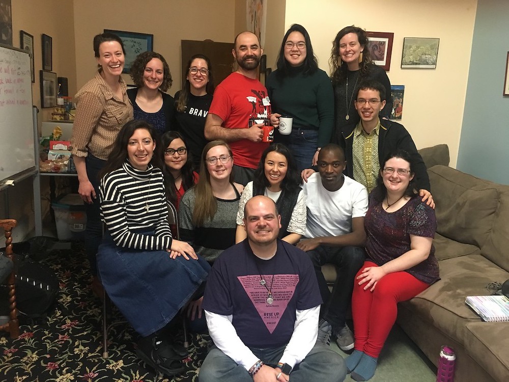 2019's Re/Generators gather during their spring 2019 retreat in New York City. (Call to Action)