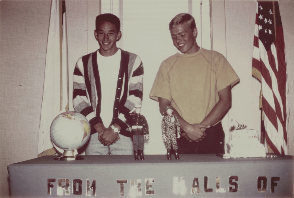John Musgrave and friend about to enter the Marine Corps, Aug. 30, 1966 (PBS/Courtesy of John Musgrave) John Musgrave and friend about to enter the Marine Corps, Aug. 30, 1966 (PBS/Courtesy of John Musgrave)