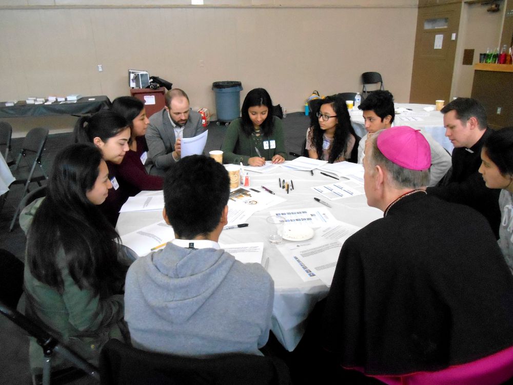 Alexander Sample at youth table