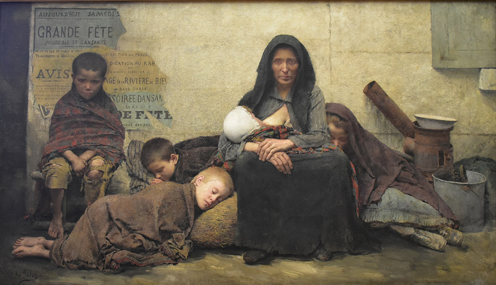 "Homeless" (1883) by Fernand Pelez (Wikimedia Commons)