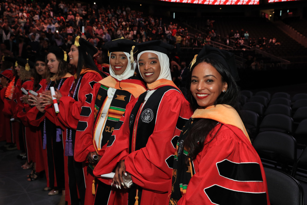 The 2022 Seattle University graduation at Climate Pledge Arena in Seattle, June 12th, 2022. (RNS/Seattle University/Yosef Kalinko)