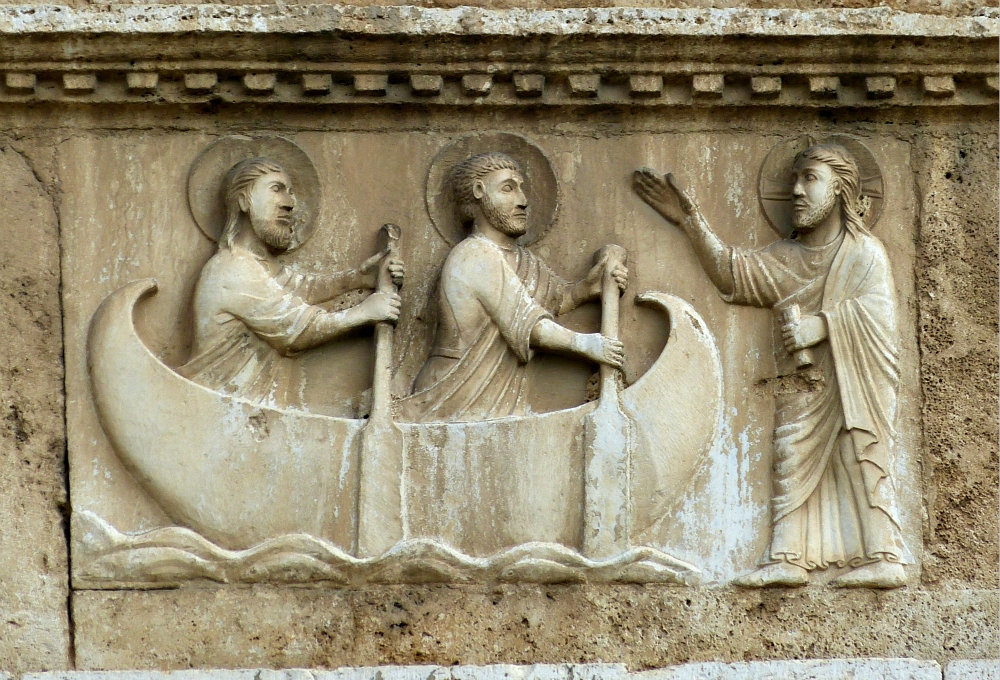 Jesus calls Peter and Andrew. (Wikimedia Commons/Wolfgang Sauber)