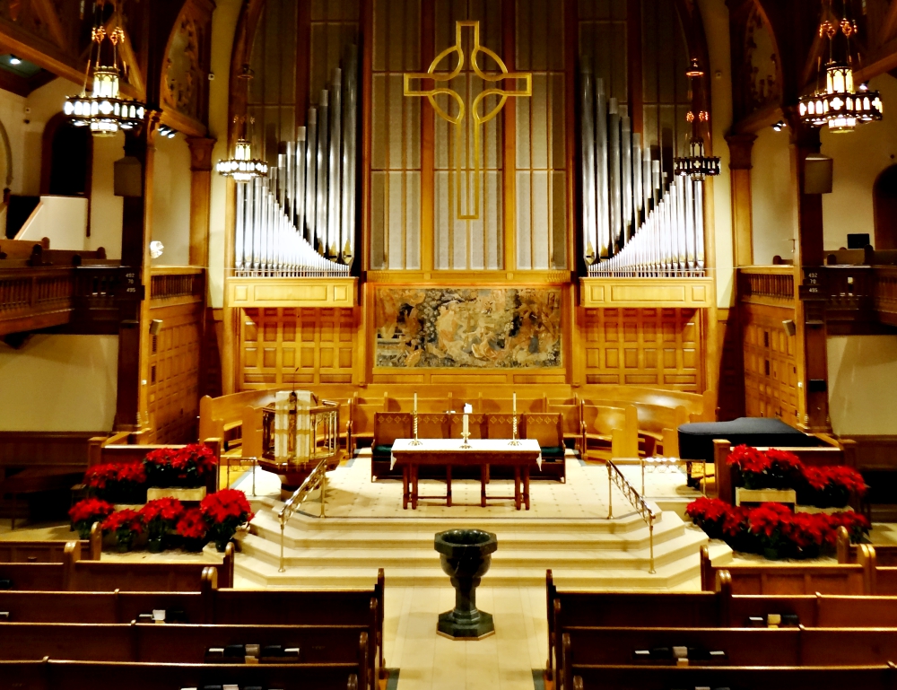 The sanctuary of Madison Avenue Presbyterian Church in New York (Wikimedia Commons/Andrew Smothers)