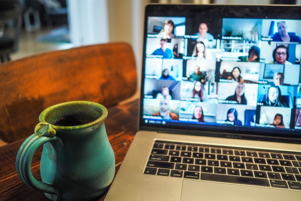 Zoom meeting on a laptop  (Unsplash/Chris Montgomery)