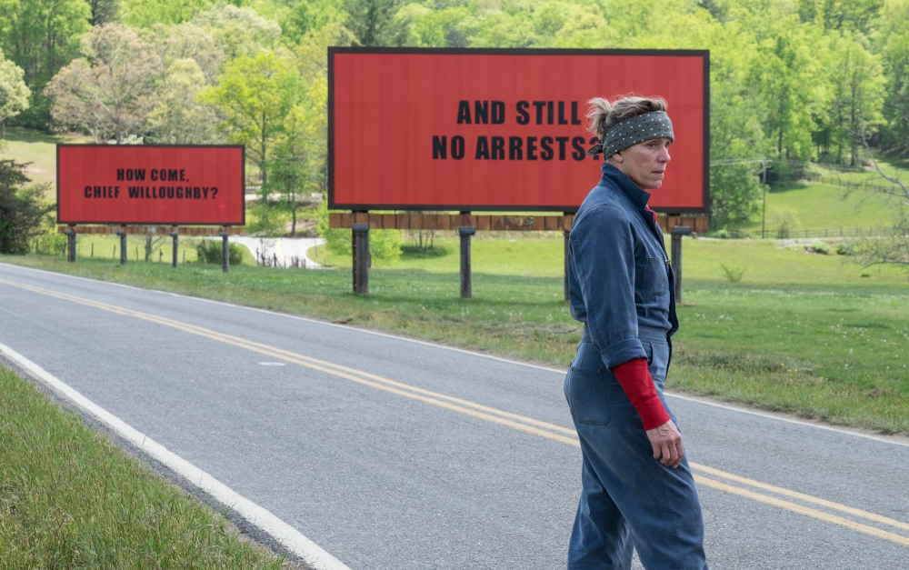 Frances McDormand in "Three Billboards Outside Ebbing, Missouri" (Fox Searchlight)