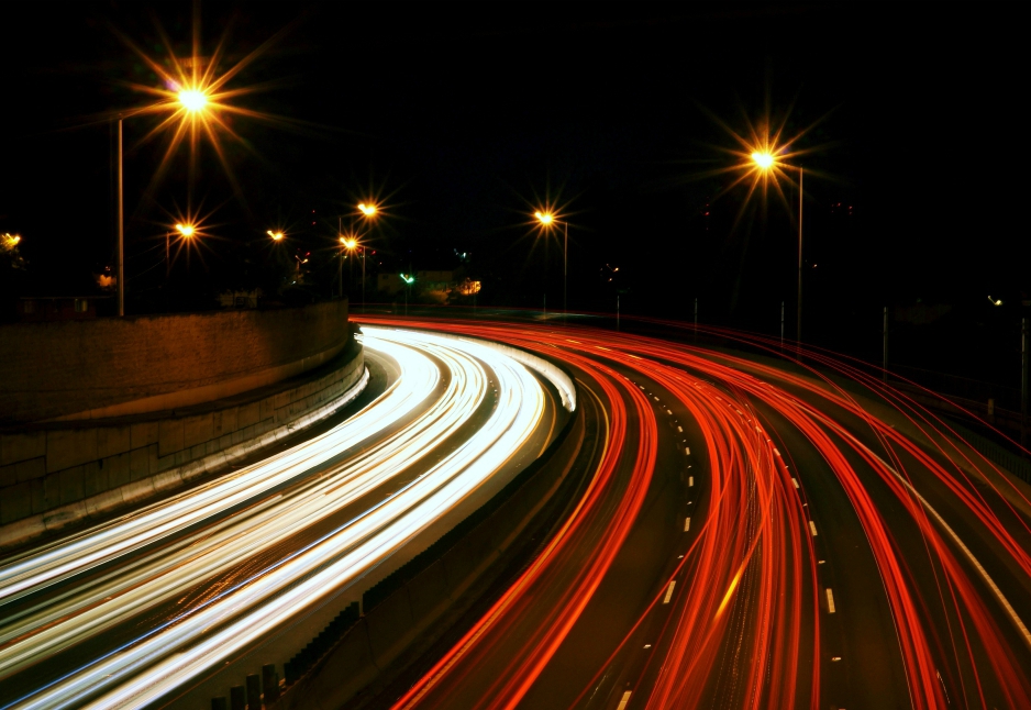 Speeding traffic (Unsplash/Jake Givens)