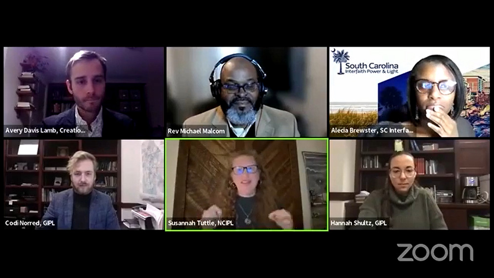 A webinar on Jan. 20 kicks off the climate revival campaign organized by the Southeast Faith Leaders Network. (EarthBeat screenshot)