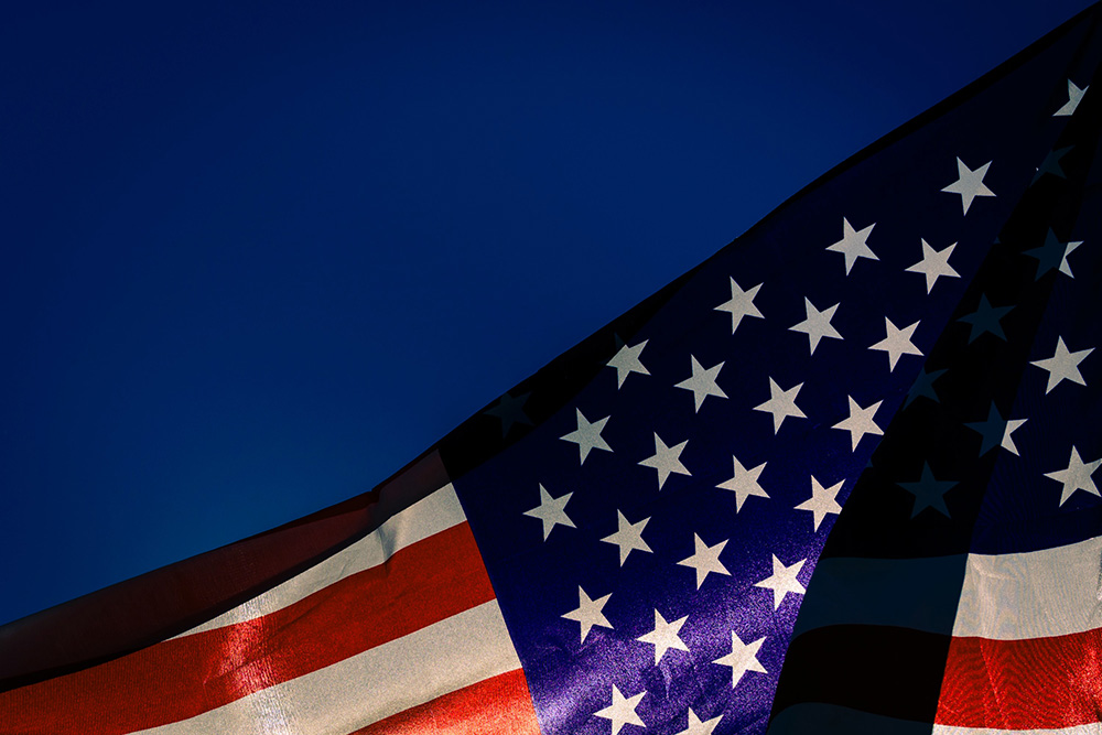 American flag (Unsplash/Steve Harvey)