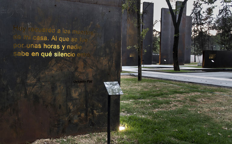 The memorial to victims of violence is seen in Mexico City last year. (Newscom/AFP/Getty Images/Omar Torres)