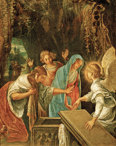 "The Three Marys at the Tomb of Christ" by German artist Adam Elsheimer, circa 1603 (Newscom/akg-images)