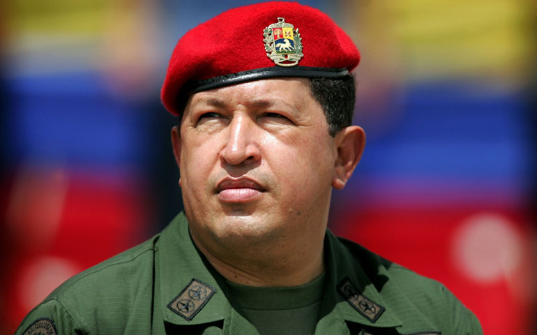 Venezuelan President Hugo Chávez in 2005 (CNS/Reuters/Jorge Silva)