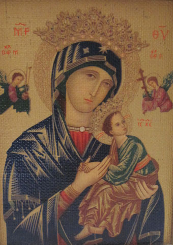 For the first time, I realized that Mary and Jesus were holding hands. (Ginny Kubitz Moyer)