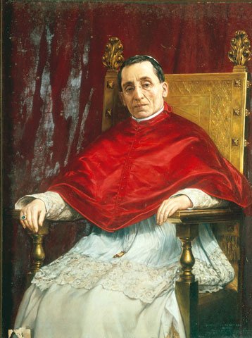 A 1916 portrait of Pope Benedict XV (Newscom/akg-images/Joseph Martin)