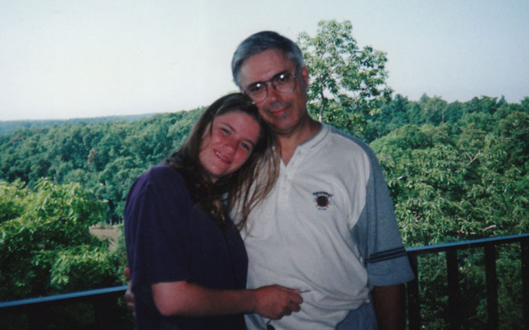 Tom Smith and daughter Karla in 2002, a year before she died by suicide: "I now remember not her death but her life."