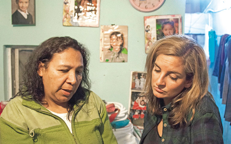 Juana Cabral, left, and Soli Salgado Sept. 5 in Buenos Aries, Argentina (Moracio “Tati” di Renzi)