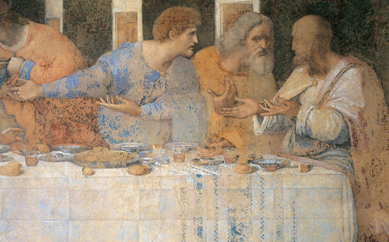 Sts. Matthew, Jude and Simon the Zealot in Leonardo da Vinci's "Last Supper": Jesus modeled compromise in his choice of disciples. (Newscom/Antonio Quattrone)