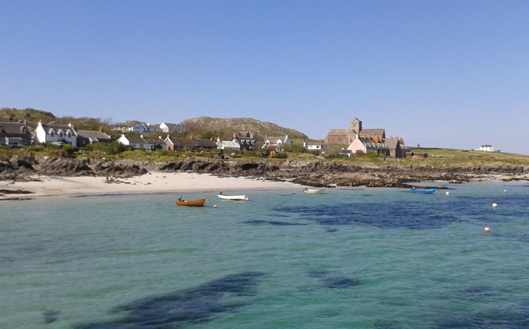 Iona Abbey on Scotland's Isle of Iona (Jonathan Luxmoore)