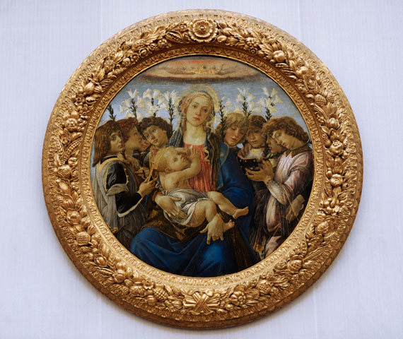 "Madonna with Child and Singing Angels" (1477) by Sandro Botticelli (Newscom/Album/Prisma)