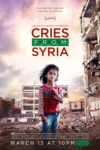 Poster for "Cries from Syria" (criesfromsyria.com)