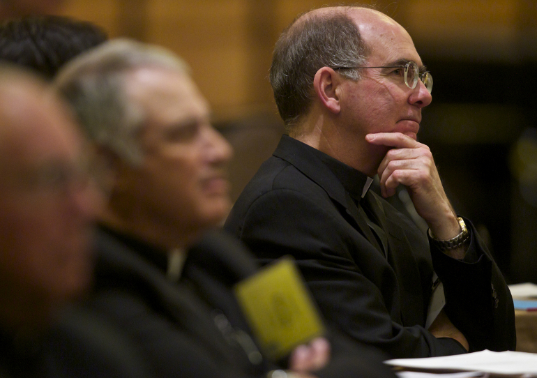 Seattle Archbishop J. Peter Sartain, seen at a 2011 meeting of the U.S. Conference of Catholic Bishops, was given oversight authority of American sisters last year. (CNS photo/Stephen Brashear)