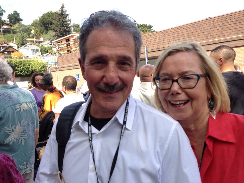 Director Joe De Francesco and associate producer Wendy Drucker (Photo by Rose Pacatte)