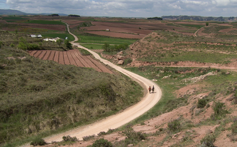 Photo from the film "Camino," which follows five pilgrims as they hike from southern France to Santiago de Compostela, Spain. (CNS photo/courtesy CaminoDocumentary.org)