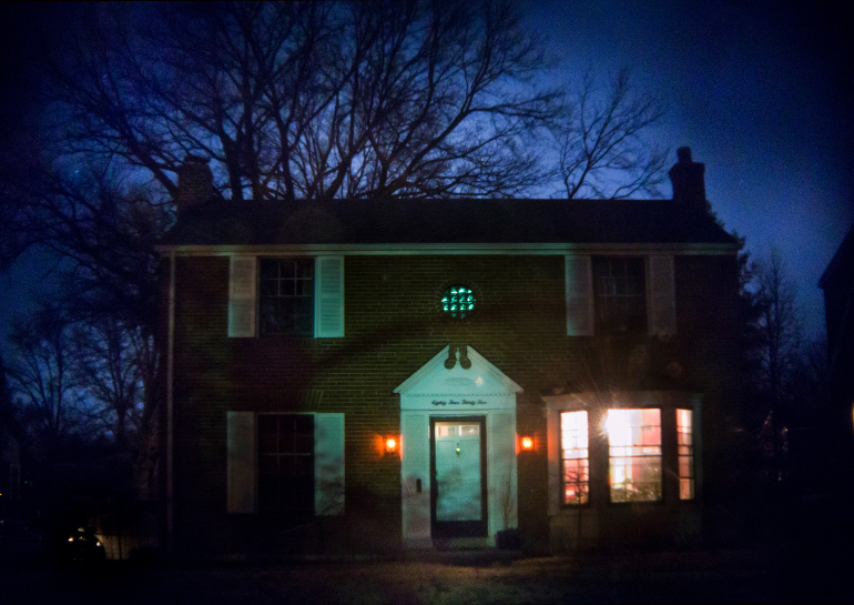 An exorcism took place in this Bel-Nor neighborhood home in Saint Louis, Mo., in 2013. (CNS/EPA/Jim Lo Scalzo)