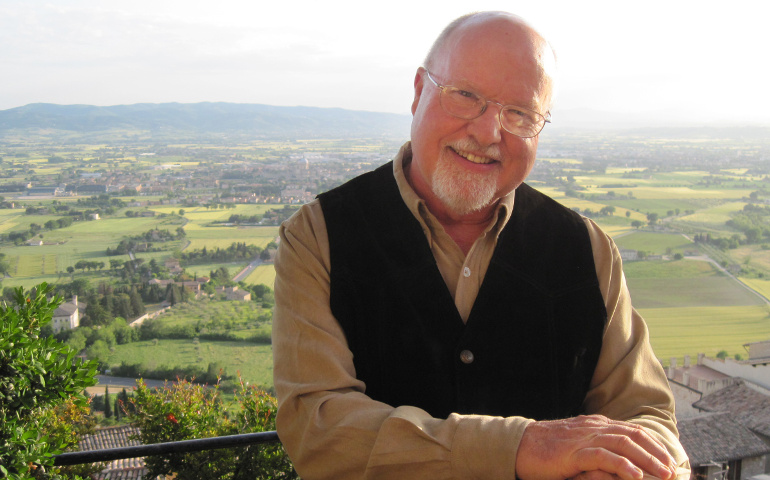 Franciscan Fr. Richard Rohr is seen in this 2012 photo during a trip to Assisi, Italy, sponsored by the Center for Action and Contemplation in Albuquerque, N.M. (CNS photo courtesy of Franciscan Media) 