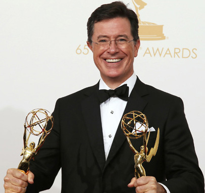 Stephen Colbert is pictured in a 2013 photo. (CNS photo/Lucy Nicholson, Reuters) 