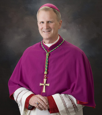 Bishop James V. Johnston of Springfield-Cape Girardeau, Mo., is seen in this undated photo. Pope Francis has named Bishop Johnston the new bishop of Kansas City-St. Joseph, Mo. (CNS/Scroggins, Diocese of Springfield-Cape Girardeau)