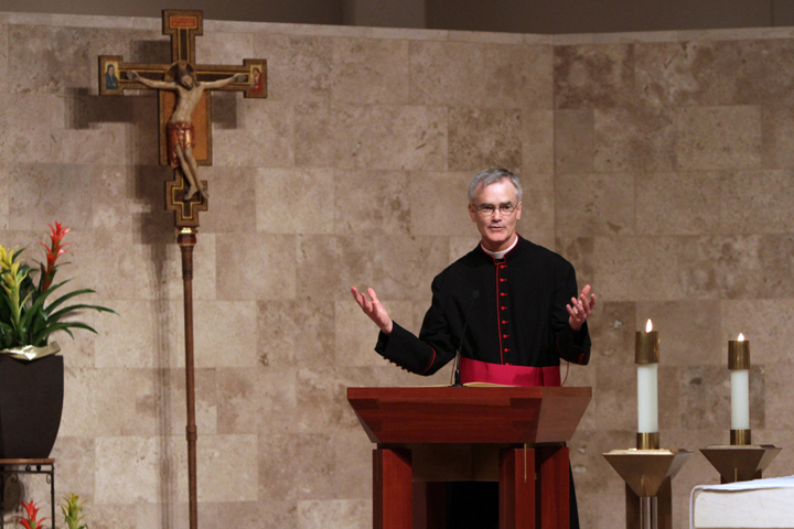 Msgr. Gregory Kelly in May 2013 file photo. (CNS/courtesy The Texas Catholic) 
