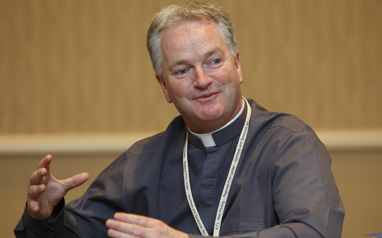 Then-Msgr. Bishop Paul Tighe, adjunct secretary of the Vatican's Pontifical Council for Culture, is pictured at the Catholic Media Convention in Anaheim, Calif., May 29, 2009, file photo. (CNS photo/Nancy Phelan Wiechec)
