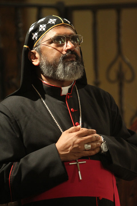 Syro-Malankara Bishop Thomas Eusebios Naickamparambil in a 2013 CNS file photo (CNS/Gregory A. Shemitz)