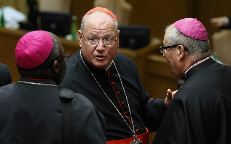 Cardinal Timothy Dolan, at the Vatican in a 2014 file photo. (CNS/Paul Haring)