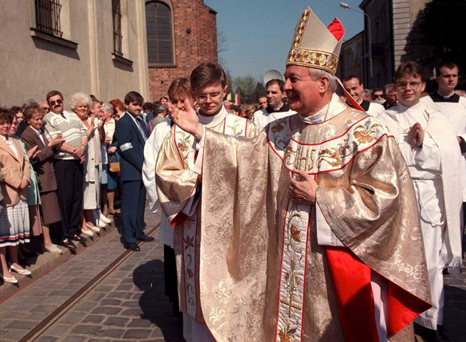 Archbishop Juliusz Paetz, formerly of Poznan, Poland, is pictured in an undated file photo. (CNS/Remigiusz Sikora, EPA) 