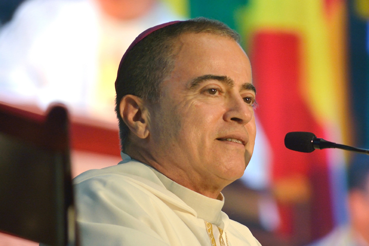 Archbishop Roberto Octavio Gonzalez Nieves of San Juan, Puerto Rico, is pictured in a late January photo. (CNS/Wallice J. de la Vega) 