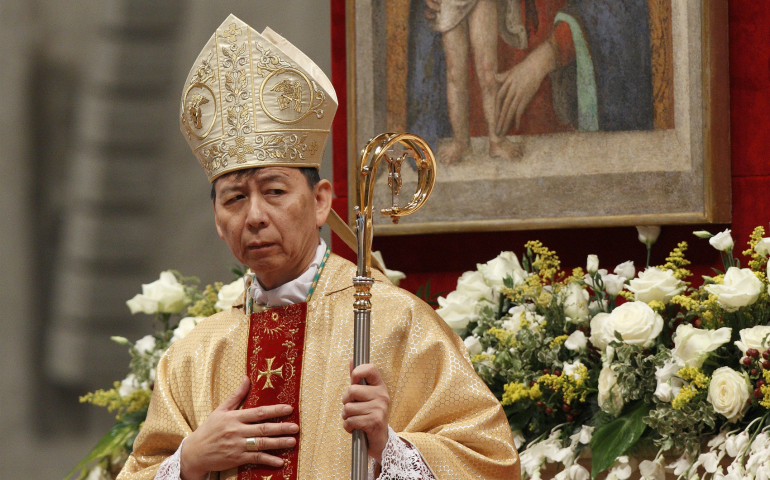Archbishop Savio Hon Tai-Fai, secretary of the Congregation for the Evangelization of Peoples, pictured in a 2011 photo at the Vatican. (CNS photo/Paul Haring) 