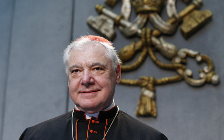 Cardinal Gerhard Müller, at the Vatican June 14. (CNS/Paul Haring)
