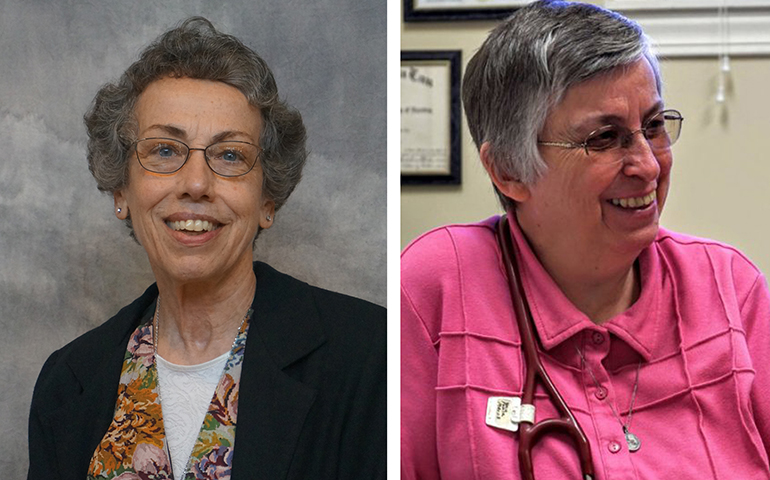 Sr. Margaret Held, 68, and Sr. Paula Merrill, 68, are pictured in undated photos. (CNS/School Sisters of St. Francis and Sisters of Charity of Nazareth)