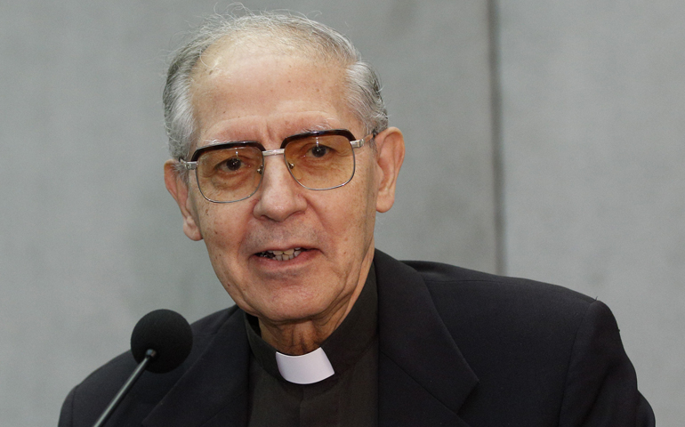 Fr. Adolfo Nicolas in a 2012 file photo (CNS/Paul Haring)
