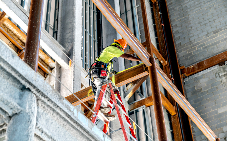 Construction progresses Sept. 21, 2016, on the new Holy Name of Jesus Cathedral in Raleigh, N.C., expected to be completed by the middle of 2017. (CNS/Courtesy of the Diocese of Raleigh)