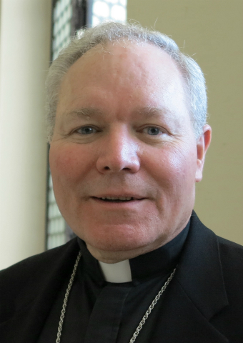 Pope Francis has named Bishop Edward J. Burns of Juneau, Alaska, to be bishop of Dallas, succeeding now-Cardinal Kevin J. Farrell, who headed the Dallas Diocese until he was named in August to be the first prefect of the new Vatican office for laity, family and life. Burns is pictured in a late June photo in Rome. (CNS photo/Carol Glatz)