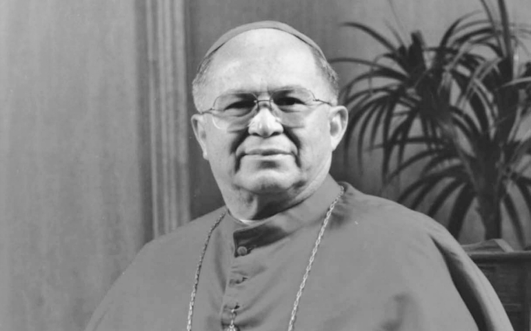 The late Archbishop Patricio Flores, retired archbishop of San Antonio and the first Mexican-American elevated to the hierarchy in the Catholic church in the United States, is pictured in this photo from the 1990s. (CNS/Courtesy of Archdiocese of San Antonio)