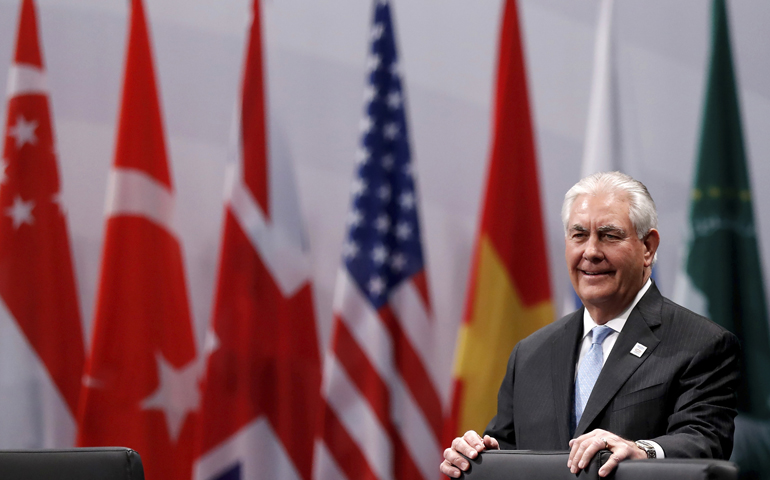 U.S. Secretary of State Rex Tillerson is seen in Bonn, Germany, Feb. 16. (CNS/Friedmann Vogel, EPA)
