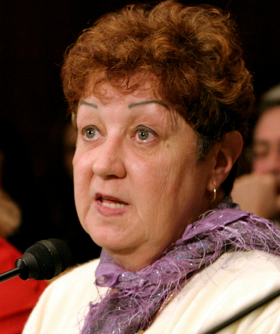 Norma McCorvey, the anonymous plaintiff known as Jane Roe in the Supreme Court's landmark 1973 Roe vs. Wade ruling legalizing abortion in the United States, died Feb. 18 at age 69. She is pictured in a 2005 photo. (CNS photo/Shaun Heasley, Reuters)